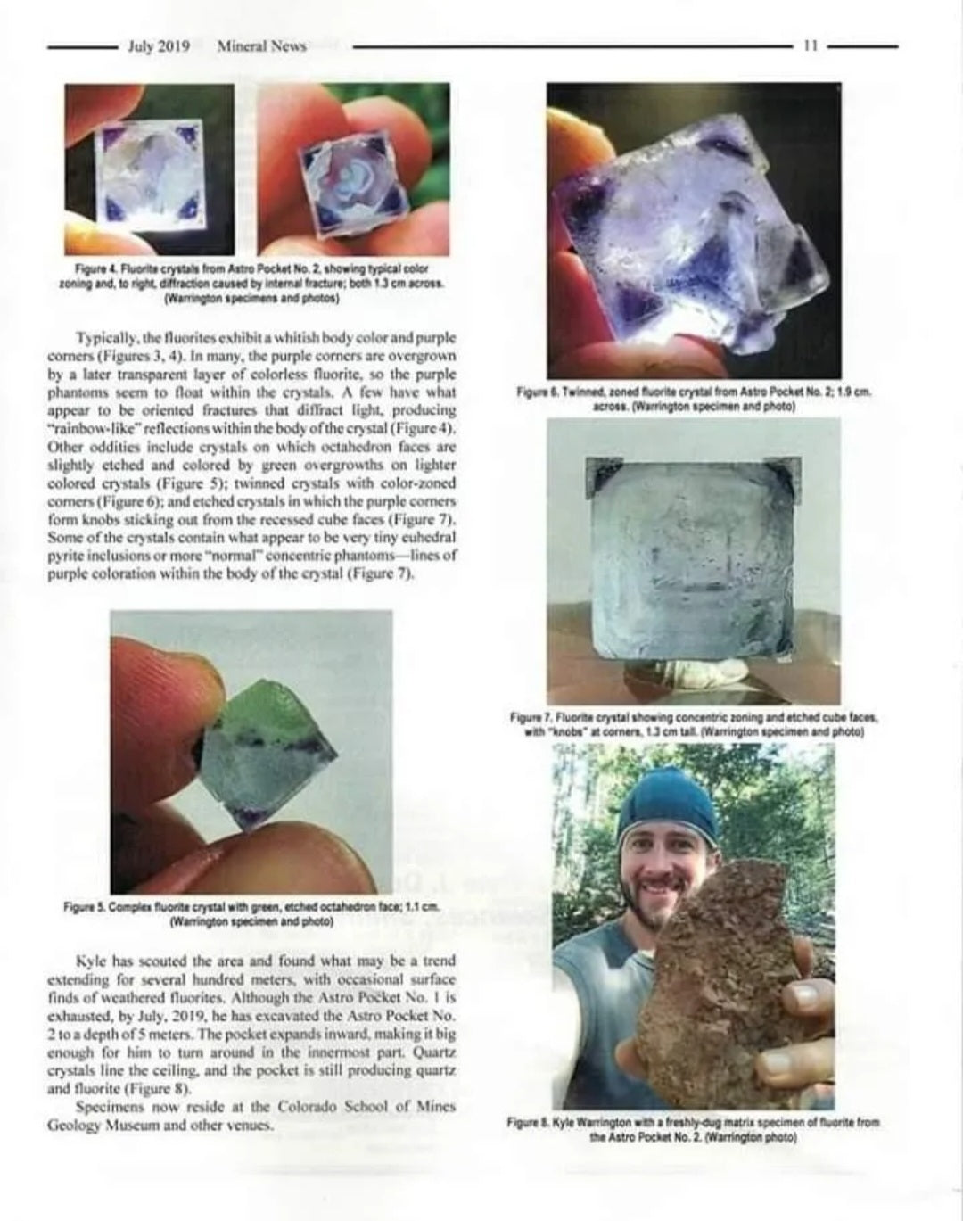 ZZ6: $200 LARGE COLORADO MYSTERY BOX Amethyst Fluorite Smoky Quartz Amazonite Aquamarine Specimens ⚒️