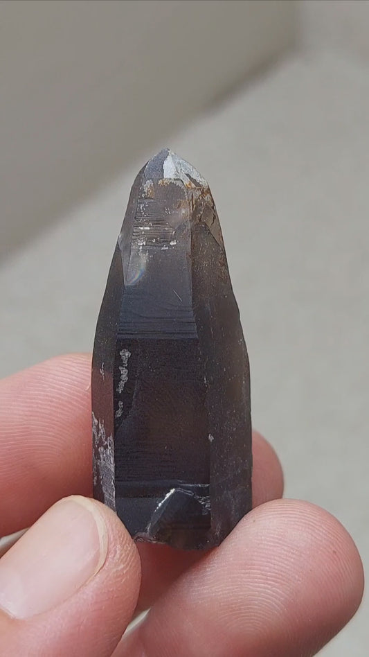 Finger size Smoky Quartz Crystal from Colorado 🔥🖤